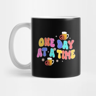Sober Life Recovery Normalize Sobriety One Day At A Time Mug